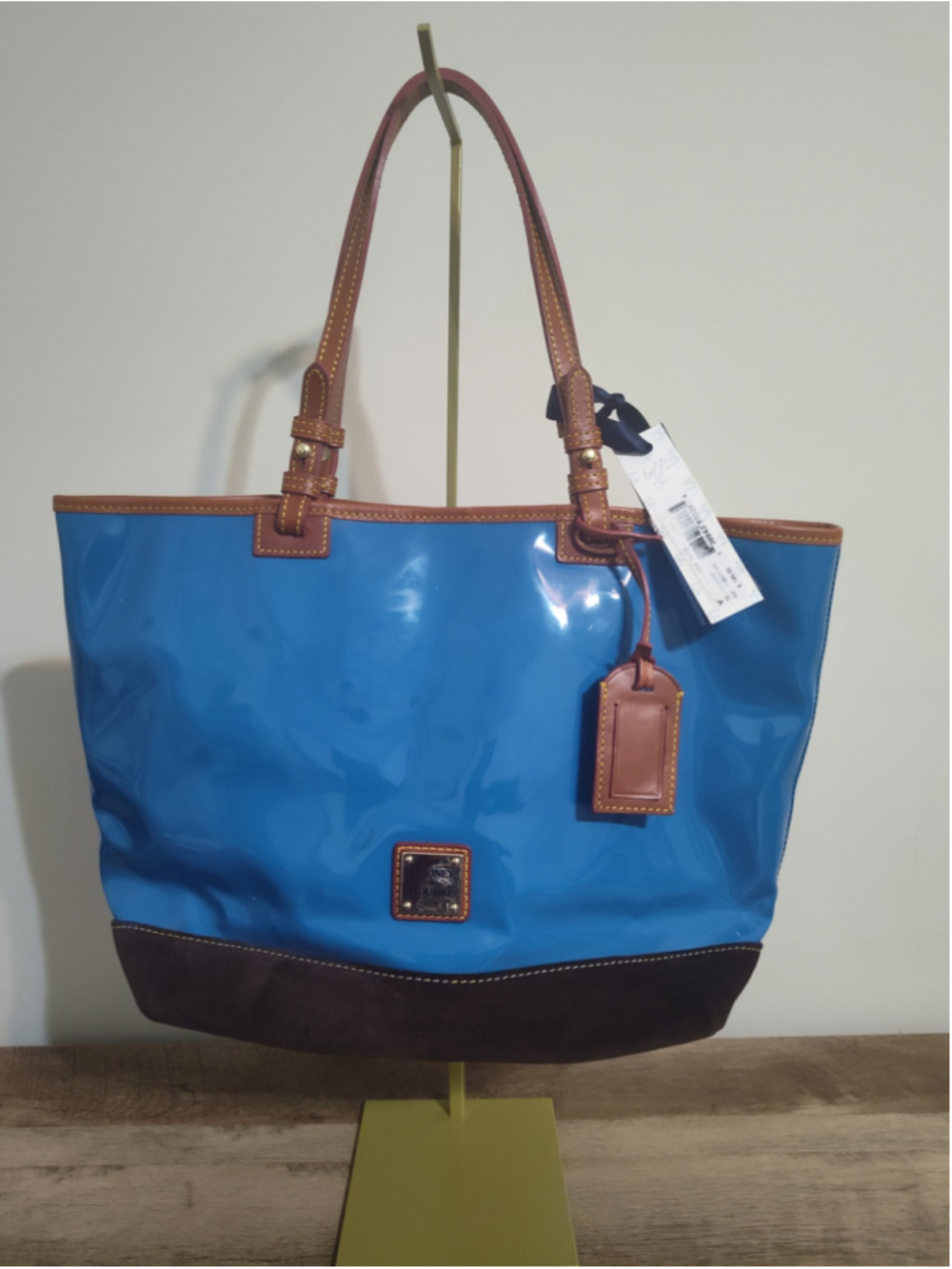 Women's Dooney & Bourke Tote Bag One Size Blue Brown